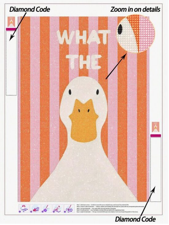 Dimantu mozaīkas gleznošanas komplekts 5D, 20 × 30 cm